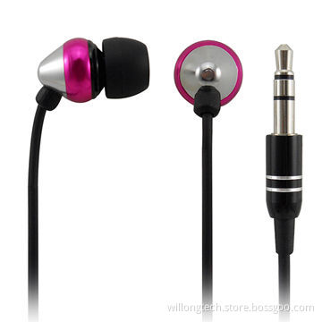 Light Simple MP3 Earphones for Students Listening To The Music